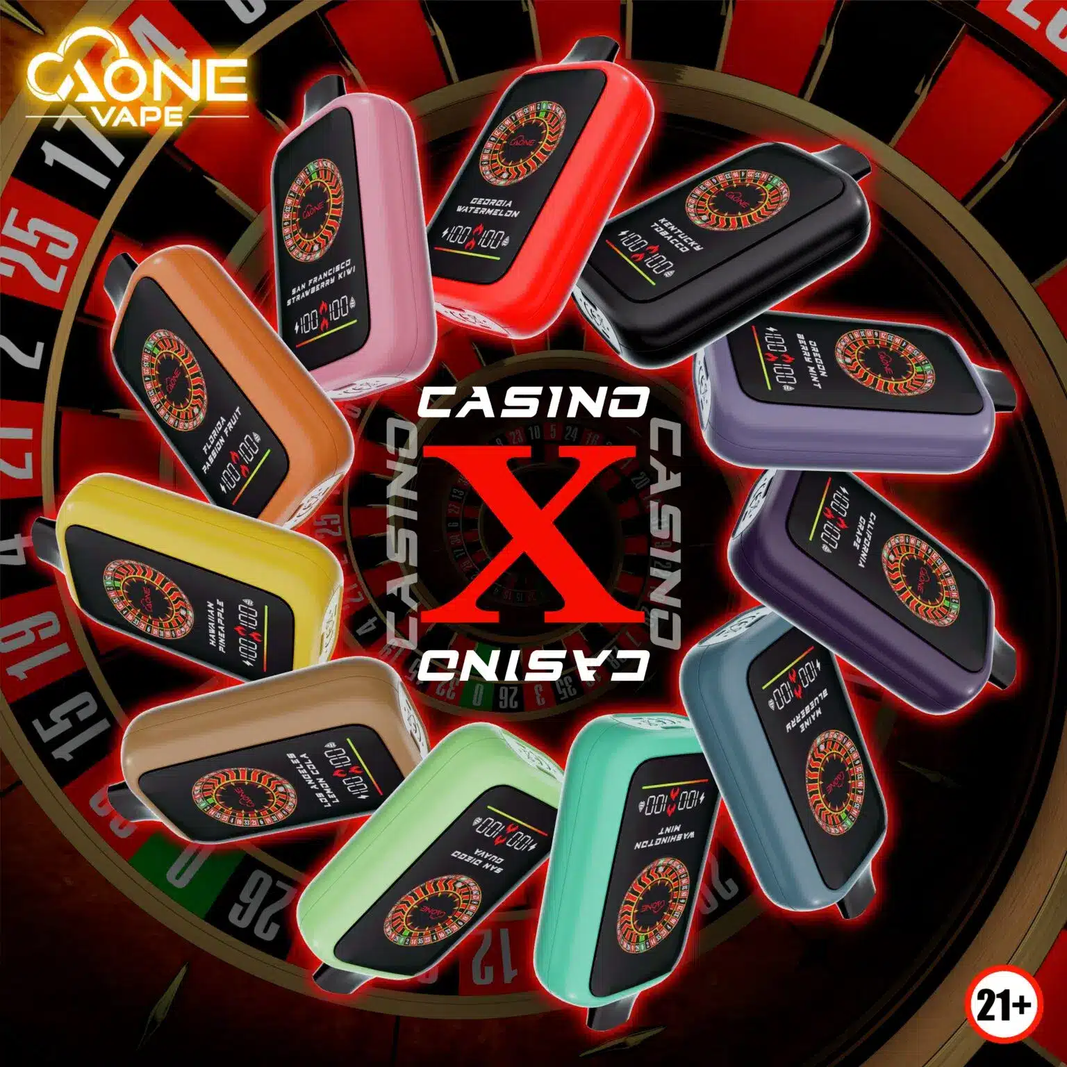 AONE VAPE – CasinoX 16000口|賭場風格限量版一次性電子煙 AONE VAPE – CasinoX 16000口|賭場風格限量版一次性電子煙