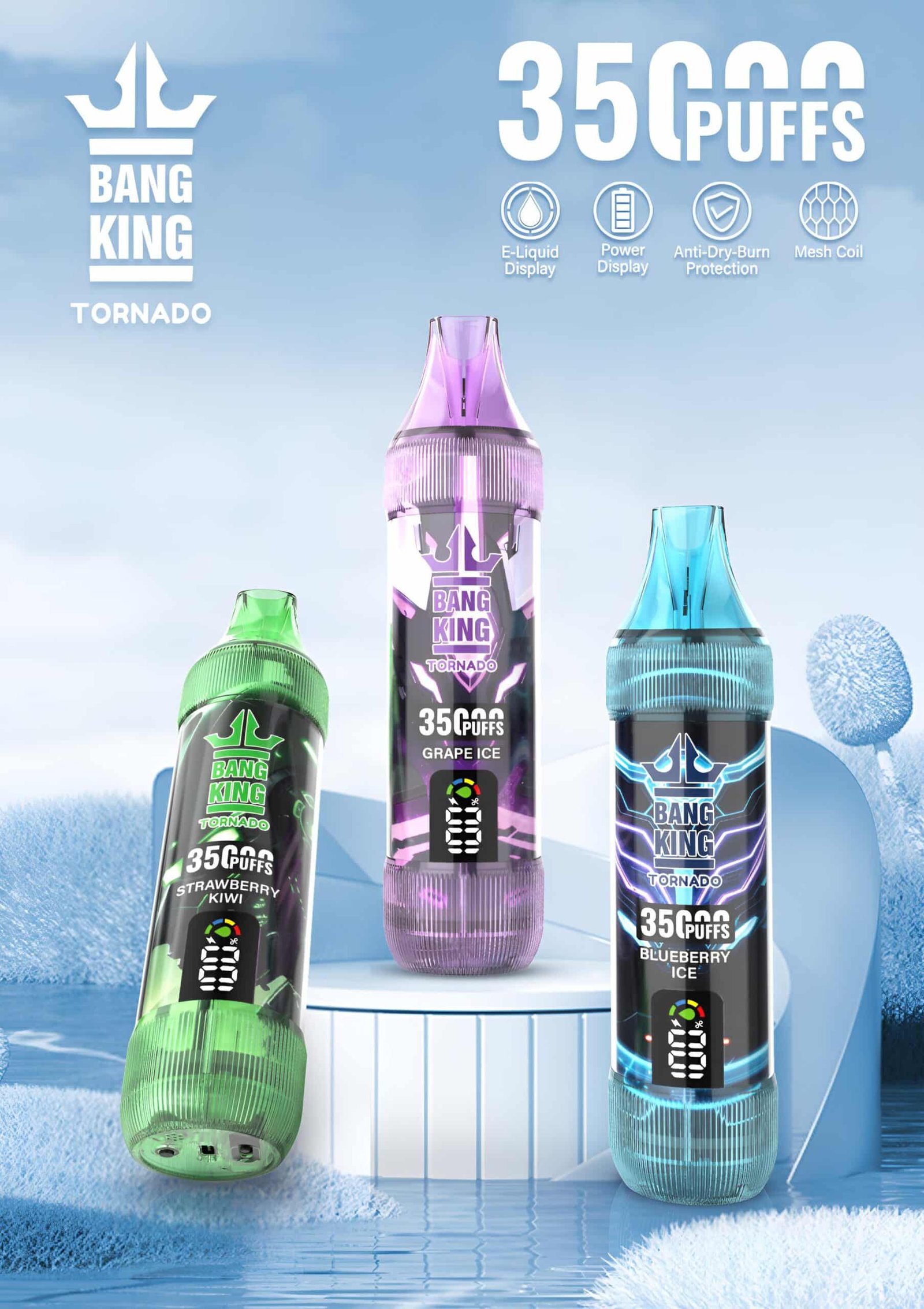 Bang King 35000口大煙量拋棄式電子煙 歐美暢銷款 Bang King 35000口大煙量拋棄式電子煙 歐美暢銷款:圖片 3