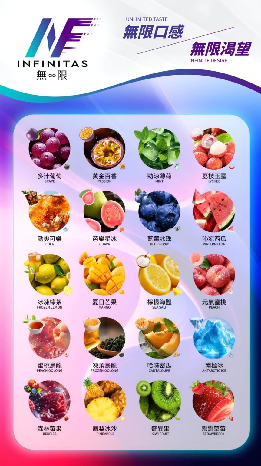 INF無限一代霧化彈 透明可視油量