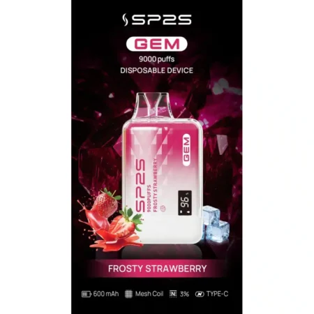 SP2S GEM9000口拋棄式電子煙|高清顯示屏|持久煙感|精緻設計 SP2S GEM9000口拋棄式電子煙|高清顯示屏|持久煙感|精緻設計