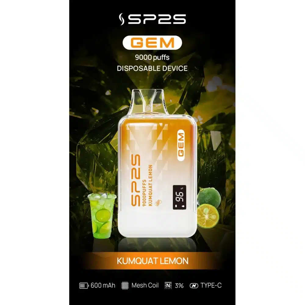 SP2S GEM9000口拋棄式電子煙|高清顯示屏|持久煙感|精緻設計 SP2S GEM9000口拋棄式電子煙|高清顯示屏|持久煙感|精緻設計:圖片 7