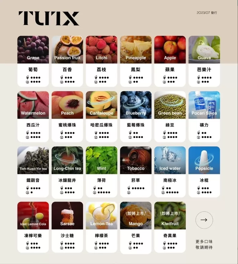 TUTX透明煙彈