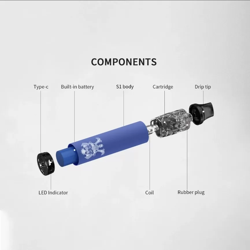 DISPOSABLE BARS 將軍 S1 拋棄式主機|支持多次注油|耐用便捷 DISPOSABLE BARS 將軍 S1 拋棄式主機|支持多次注油|耐用便捷:圖片 3