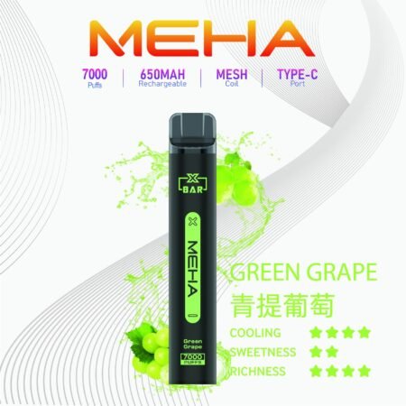 Meha Xbar 魅嗨小黑條 一次性電子煙 7000口|大容量持久型 台灣現貨供應 Meha Xbar 魅嗨小黑條 一次性電子煙 7000口|大容量持久型 台灣現貨供應