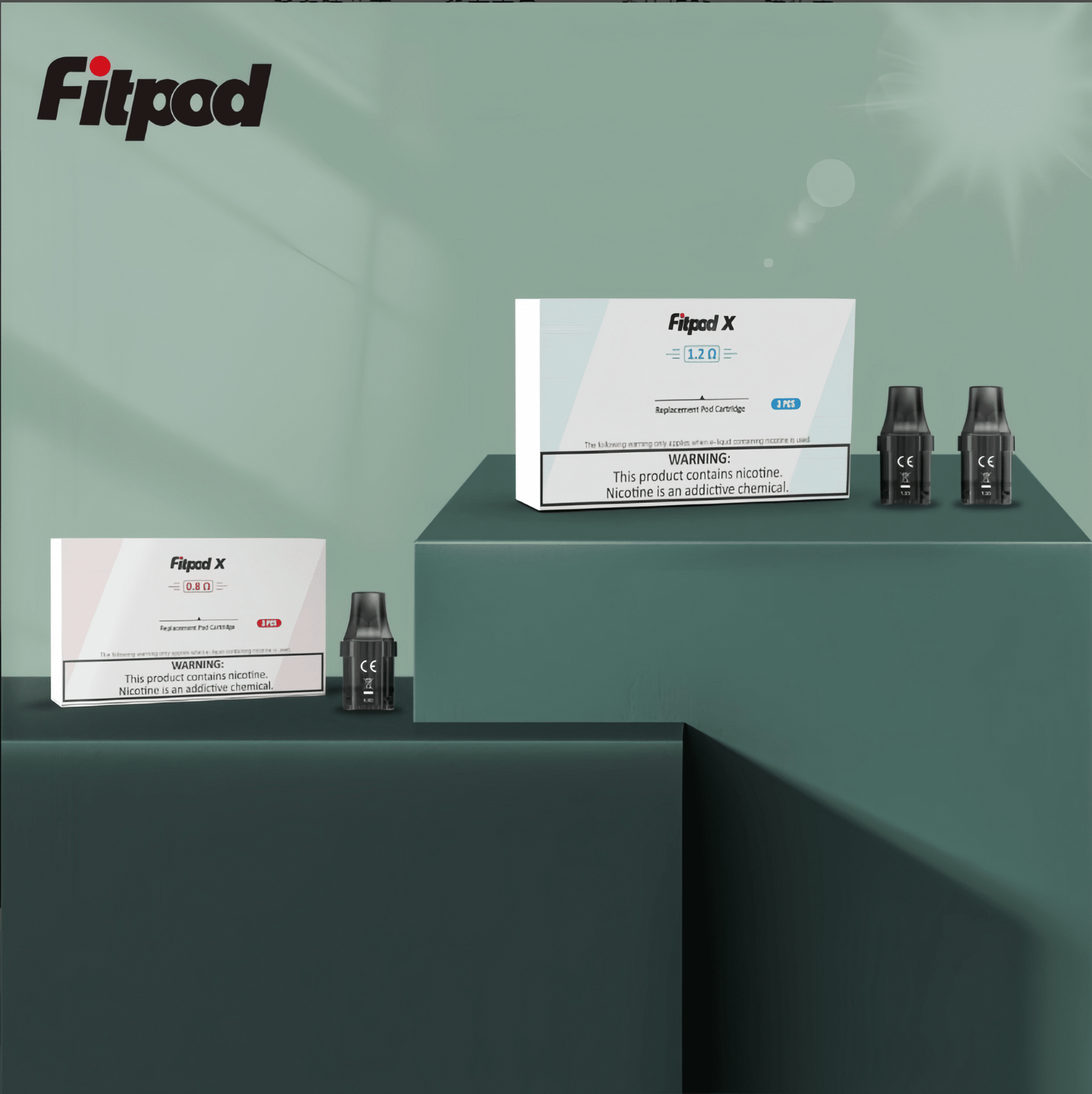 Fitpod X・X-BOX・Slyeek|斯萊克空倉三代/四代專用0.8Ω/1.2Ω空煙彈 Fitpod X・X-BOX・Slyeek|斯萊克空倉三代/四代專用0.8Ω/1.2Ω空煙彈
