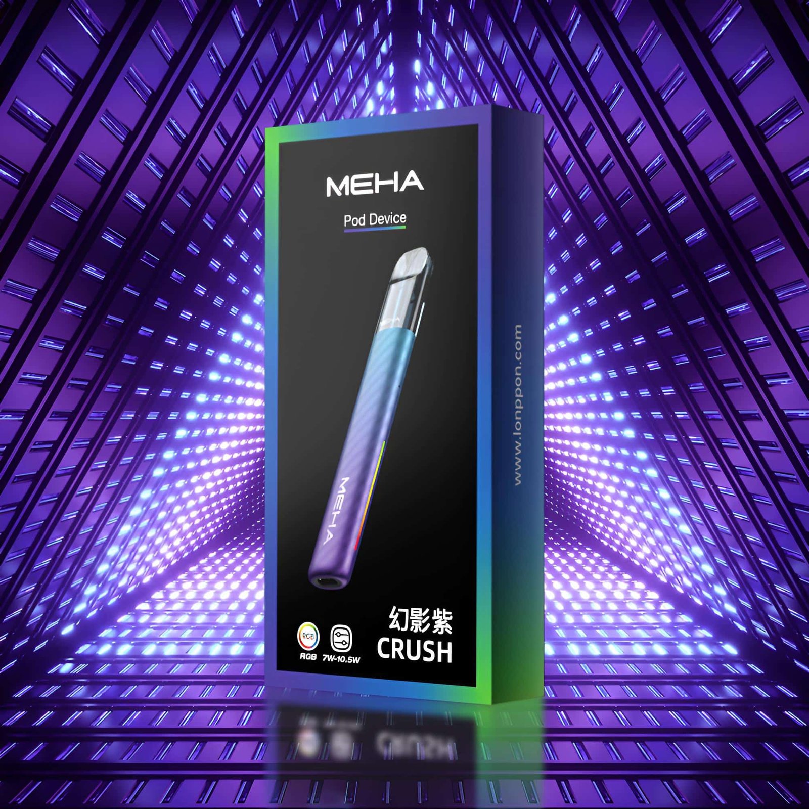 Meha Crush 魅嗨五代主機|三檔功率調節・氛圍燈智能電子煙 Meha Crush 魅嗨五代主機|三檔功率調節・氛圍燈智能電子煙:圖片 5