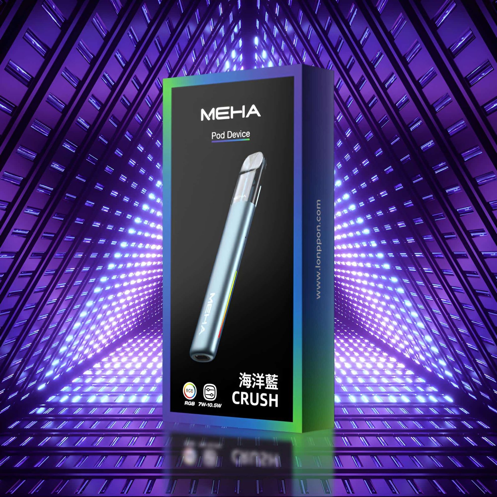 Meha Crush 魅嗨五代主機|三檔功率調節・氛圍燈智能電子煙 Meha Crush 魅嗨五代主機|三檔功率調節・氛圍燈智能電子煙:圖片 2