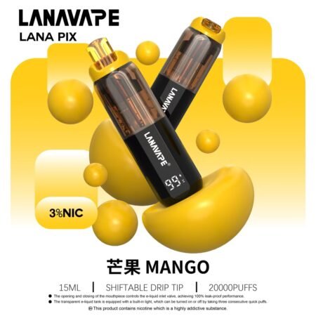 LANA PIX 閃光彈一次性電子煙 20000口｜15ML大容量・油芯分離黑科技